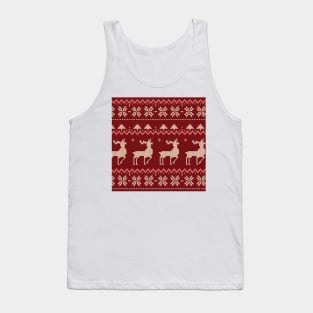 Christmas knitted pattern Tank Top